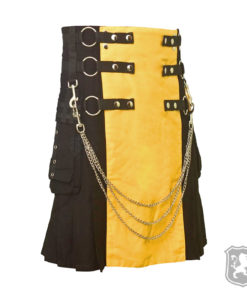 black and yellow kilt