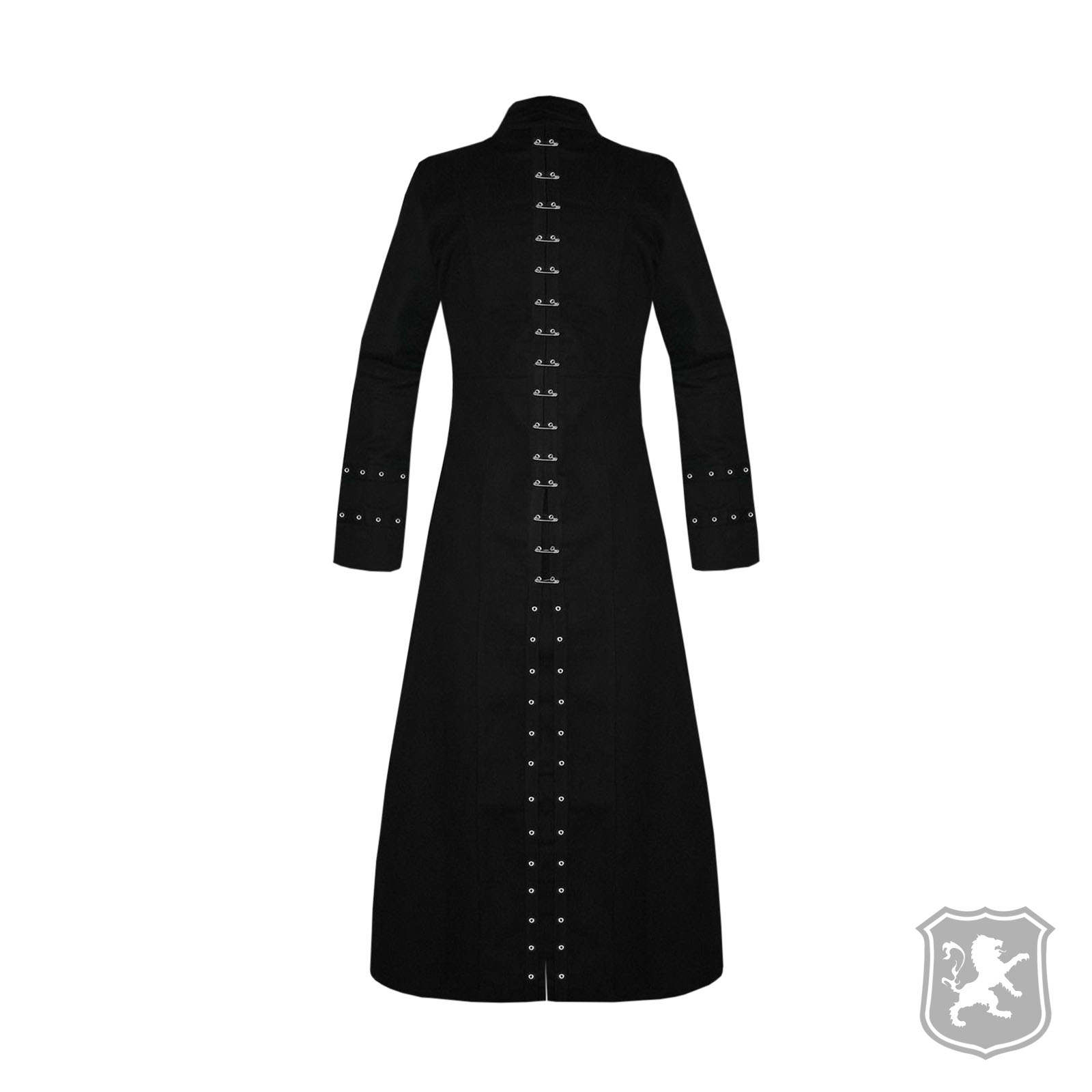 Black Red Long Gothic Women Jacket - Kilt Zone