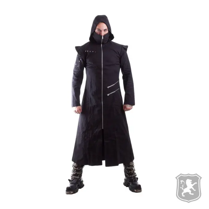 Black Hooded Trench Coat, gothic jackets, goth, gothic, goth jacket, goth jackets, goth jackets buy online, shop gothic jackets, shop goth, shop goth jackets, goth jackets for sale, goth sale, goth jackets online,