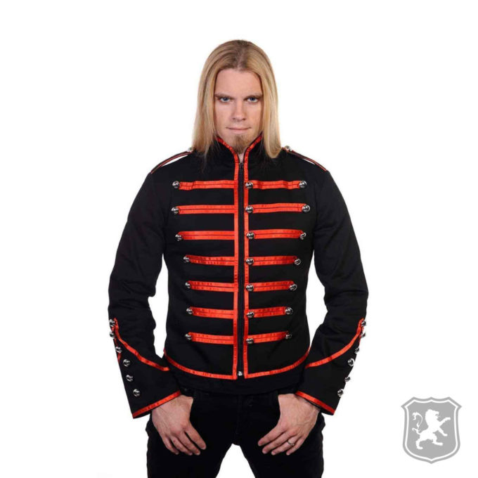 Black Military Drummer Parade Jacket, gothic jackets, goth, gothic, goth jacket, goth jackets, goth jackets buy online, shop gothic jackets, shop goth, shop goth jackets, goth jackets for sale, goth sale, goth jackets online,