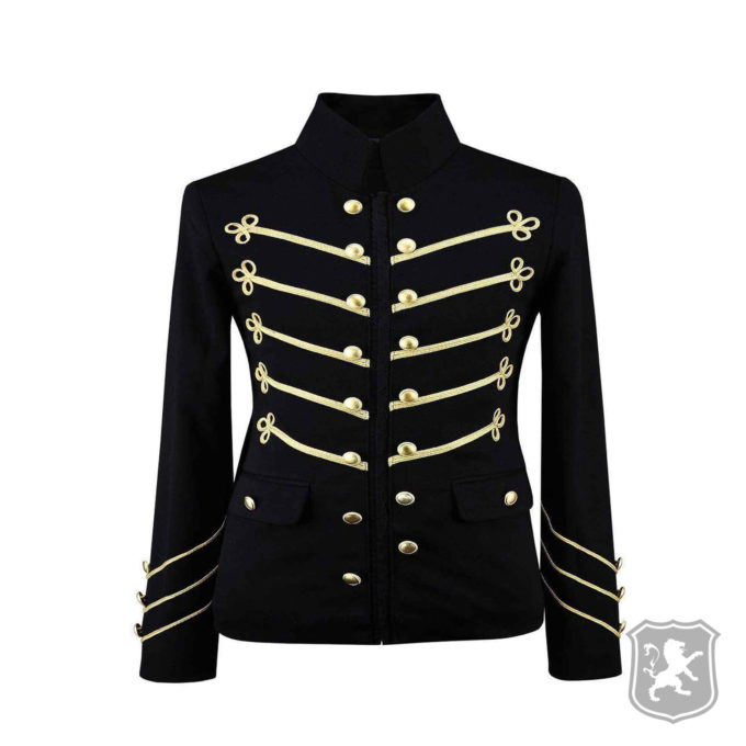 Black Military Jacket With Gold Embroidery, gothic jackets, goth, gothic, goth jacket, goth jackets, goth jackets buy online, shop gothic jackets, shop goth, shop goth jackets, goth jackets for sale, goth sale, goth jackets online,