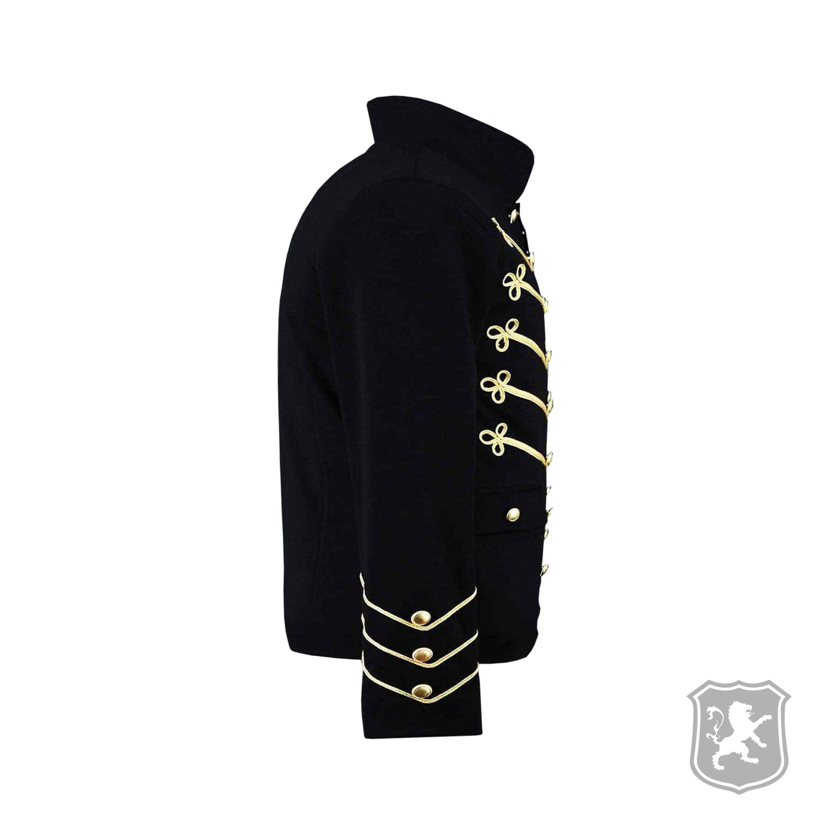 Black Military Jacket With Gold Embroidery Kilt Zone | lupon.gov.ph