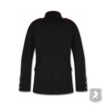 Black Military Jacket With Red Lining, gothic jackets, goth, gothic, goth jacket, goth jackets, goth jackets buy online, shop gothic jackets, shop goth, shop goth jackets, goth jackets for sale, goth sale, goth jackets online,