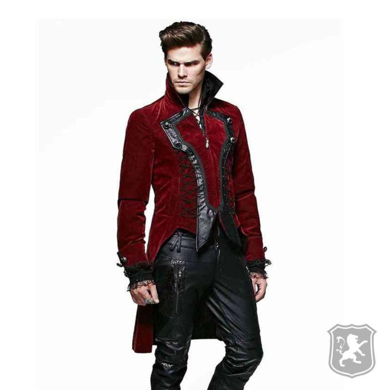 Black Gothic Tailcoat Victorian Jacket - Kilt Zone