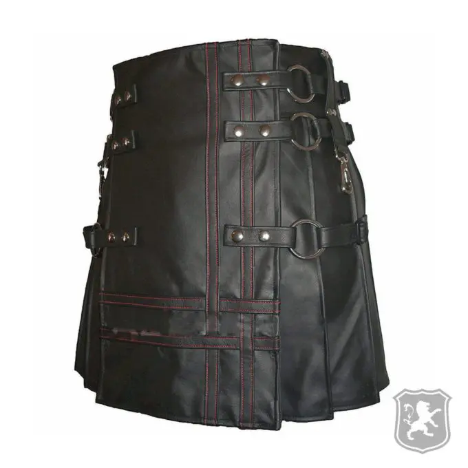 leather kilt, black leather kilt, leather, kilt, mens kilt, mens leather kilt, men kilt,