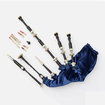 Black Mount Navy Blue Bagpipe