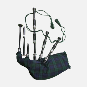 Rosewood Black Watch Tartan Bagpipe