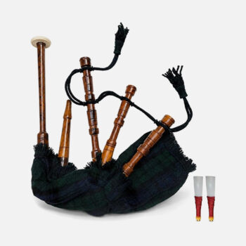Rosewood Blackwatch Tartan Mini Bagpipe