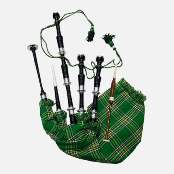 Rosewood Irish National Tartan Bagpipe