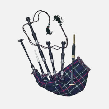 Rosewood Mackenzie Tartan Highland Bagpipe