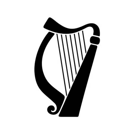 irish harp symbol