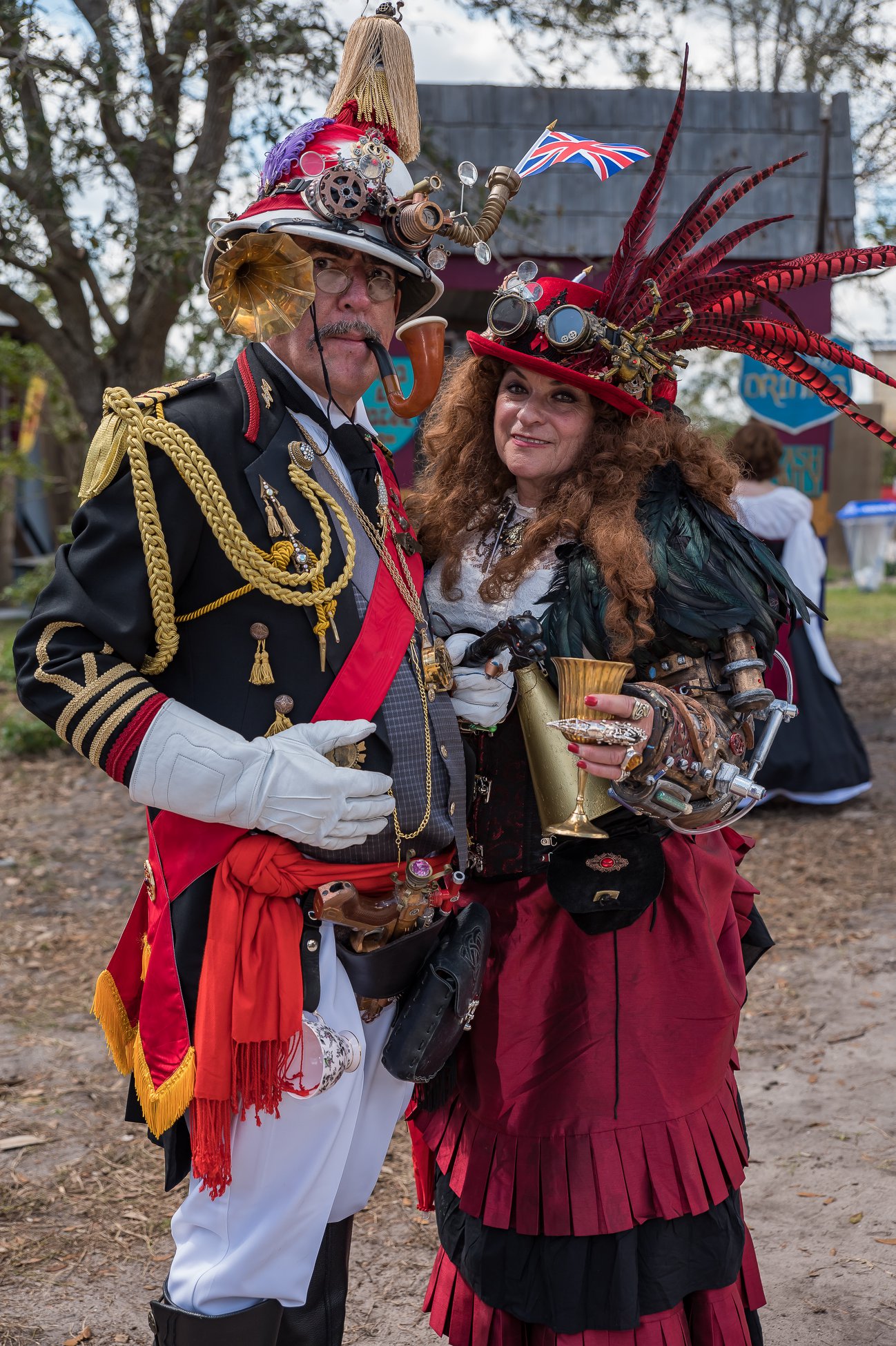 Men in kilt Renaissance fair costume